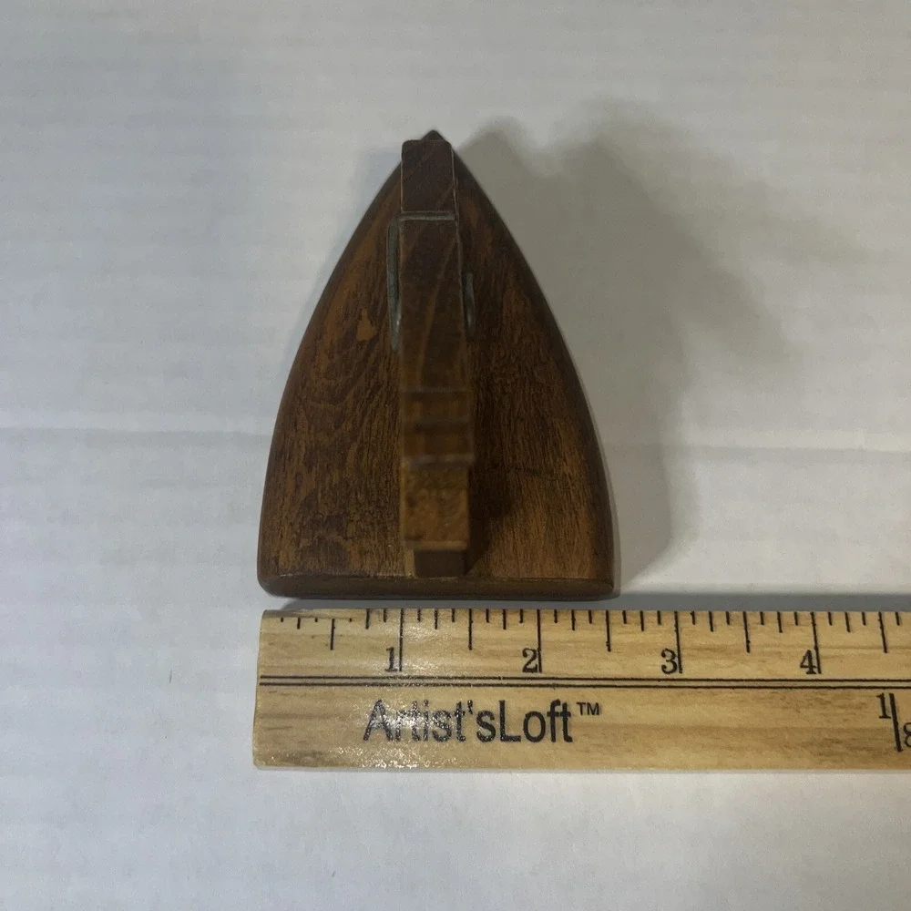 Vintage Handmade Wooden Note Holder / Unique Desk / House‎ Decor